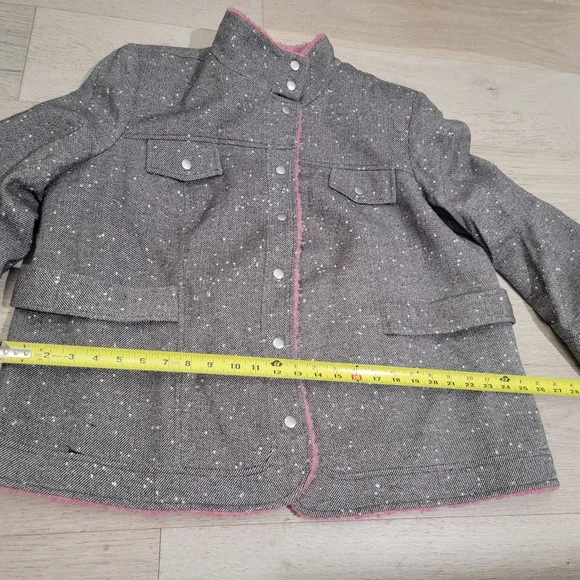 Women's Pink and Brown Jacket - Picture 5 of 11